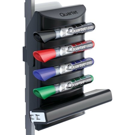 Quartet Accessory Caddy, 4-Markers, 1-Eraser, Black QRT85377